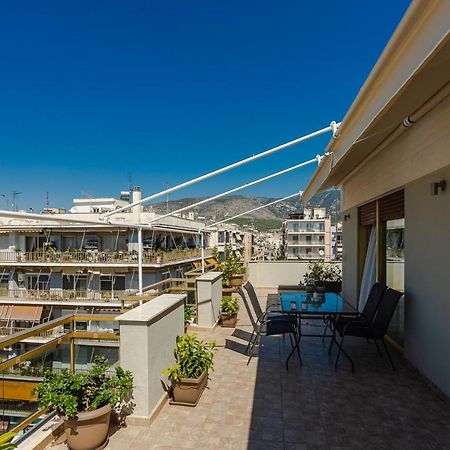 Cozy Seaside Penthouse With Sea & Mountain View. Apartment Volos Bagian luar foto