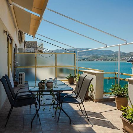 Cozy Seaside Penthouse With Sea & Mountain View. Apartment Volos Bagian luar foto