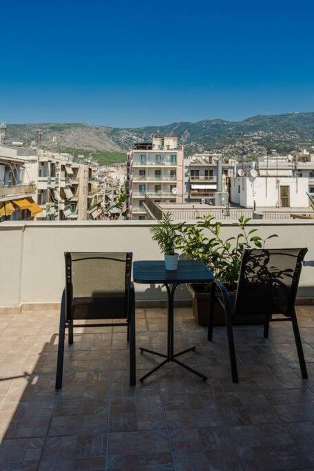 Cozy Seaside Penthouse With Sea & Mountain View. Apartment Volos Bagian luar foto