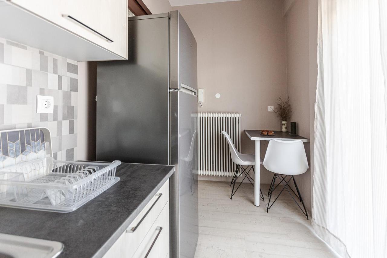 Cozy Seaside Penthouse With Sea & Mountain View. Apartment Volos Bagian luar foto