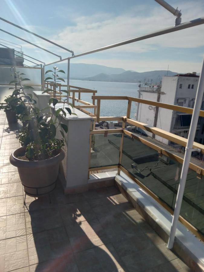Cozy Seaside Penthouse With Sea & Mountain View. Apartment Volos Bagian luar foto