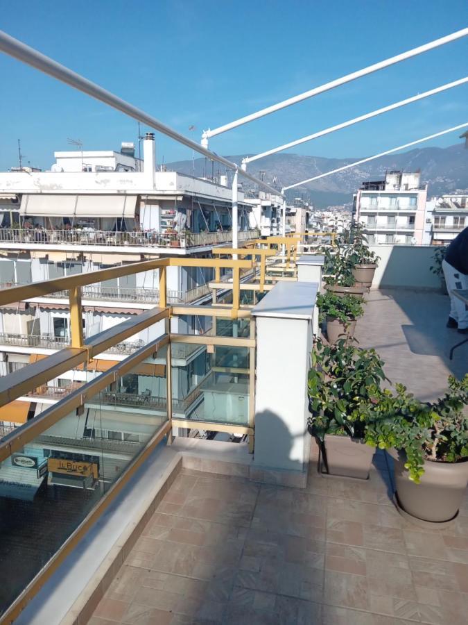 Cozy Seaside Penthouse With Sea & Mountain View. Apartment Volos Bagian luar foto